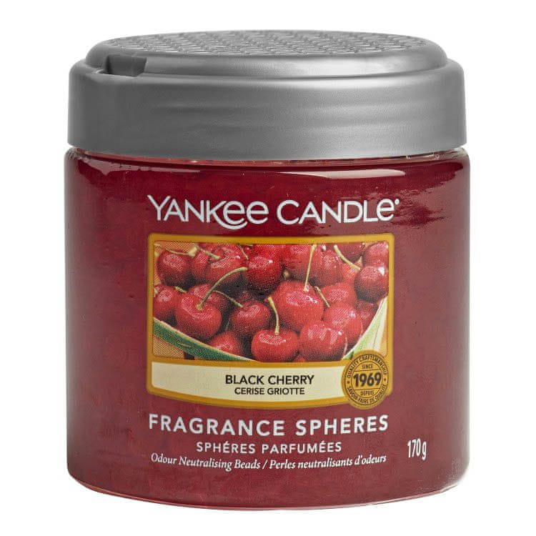 Yankee Candle Spheres vonné perly Black Cherry (Zrelé čerešne) 170g